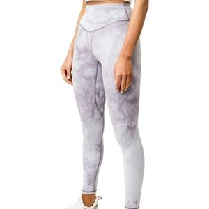 Kamo Fitness Ellyn purple tie dye leggings